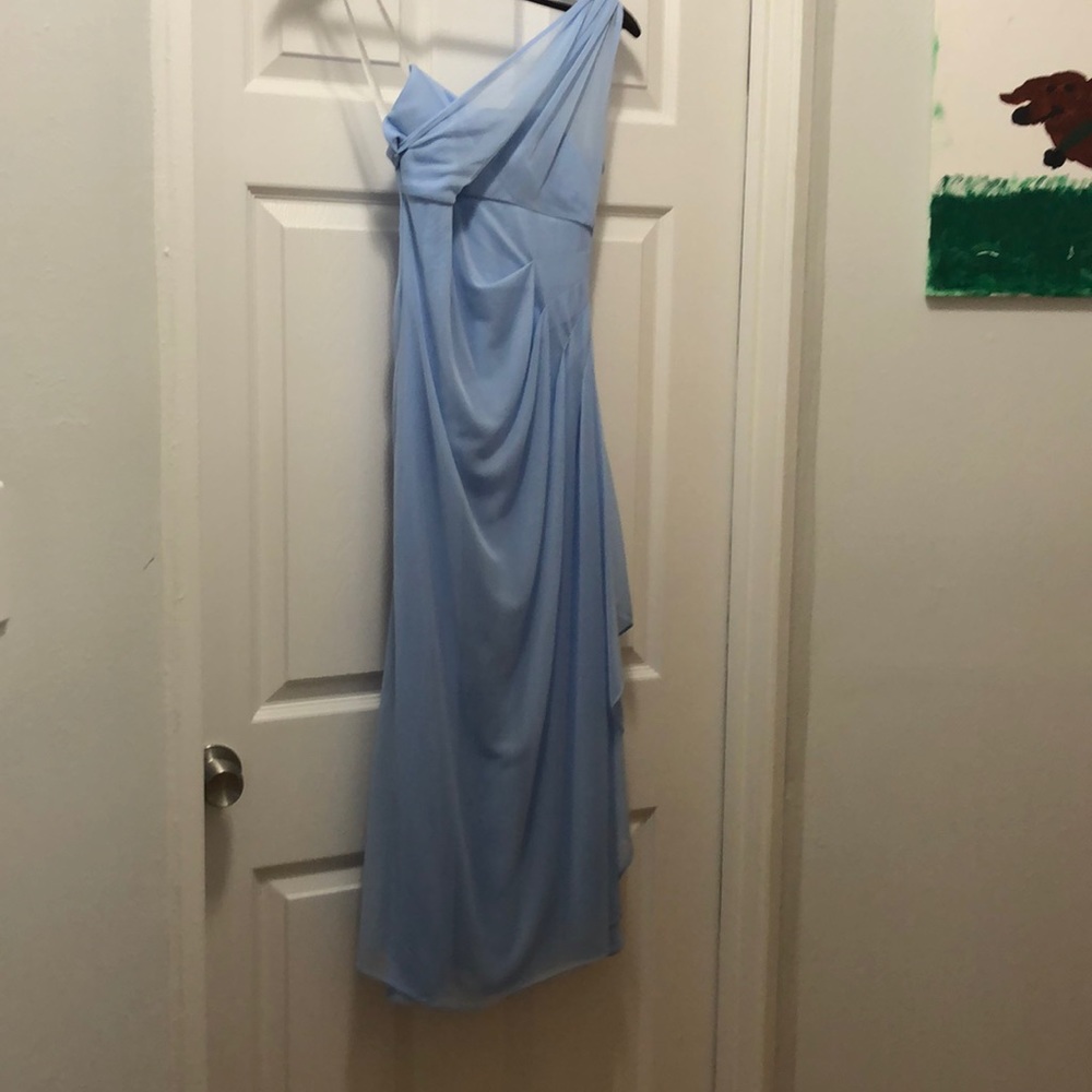 Bridesmaid dress ice blue David’s bridal